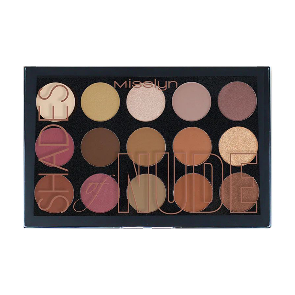 Палетка тіней для повік Misslyn Shades Of Nude Eyeshadow Palette 3 Sunset Rose, 29.1 г